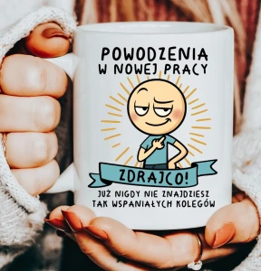 Kubek na pożegnanie kolegi odchodzącego z pracy 