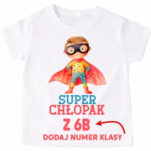 Koszulki dla kolegów z klasy na DZIEŃ CHŁOPAKA - SUPER CHŁOPAK