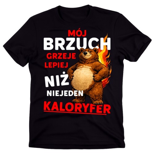 Męska koszulka ze śmiesznym nadrukiem na prezent
