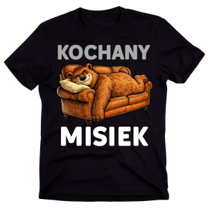 Męska koszulka DLA CHŁOPAKA NA PREZENT - KOCHANY MISIEK 