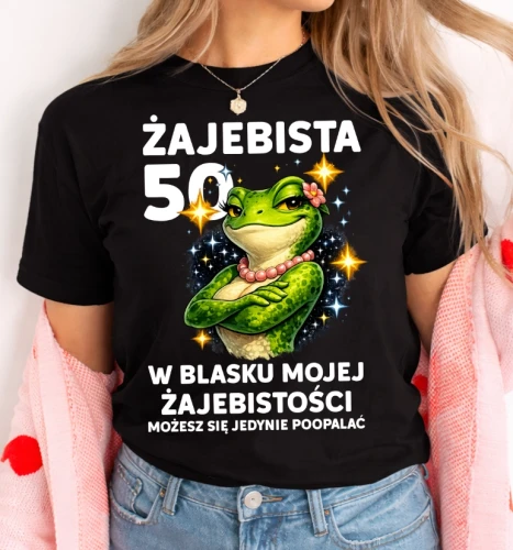 Koszulka na 50 urodziny na prezent dla koleżanki.webp