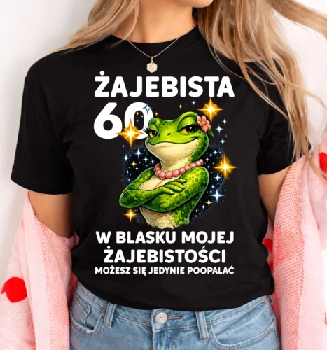 Koszulka na 60 urodziny na prezent dla koleżanki.webp