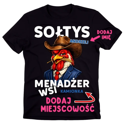 Koszulka dla Sołtyka z imieniem.webp