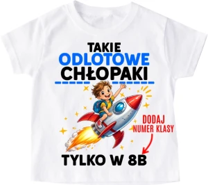 Personalizowane Koszulki dla kolegów z klasy na Dzień Chłopaka  ''TAKIE ODLOTOWE CHŁOPAKI..''