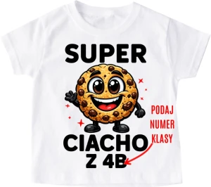 Personalizowane Koszulki dla kolegów z klasy na Dzień Chłopaka  ''SUPER CIACHO ''