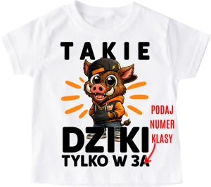 Personalizowane Koszulki dla kolegów z klasy na Dzień Chłopaka  ''TAKIE DZIKI ''