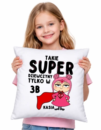 Poduszki z imieniem dla koleżanek z klasy na Dzień Kobiet .webp