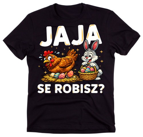 Koszulka na Wielkanoc z kurczakiem i zającem - jaja se robisz.jpg