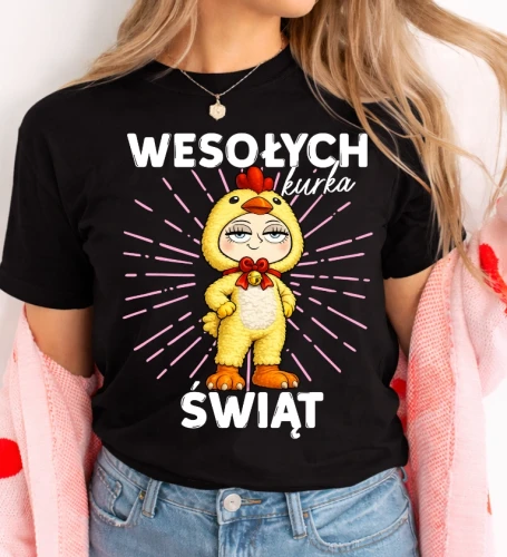 Damska ksozulka na Wielkanoc - WESOŁYCH KURKA ŚWIĄT .webp