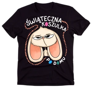 Śmieszna męska koszulka na Wielkanoc - Śmieszna męska koszulka na Wielkanoc - ŚWIĄTECZNA KOSZULKA PO DOMU 