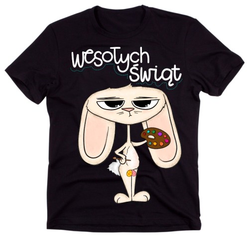 Męska koszulka na Wielkanoc - WESOŁCYH ŚWIĄT.jpg