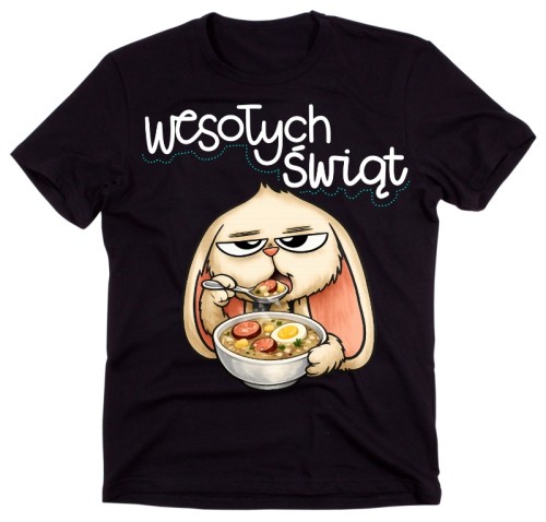 Męska koszulka na Wielkanoc - WESOŁCYH ŚWIĄT.jpg