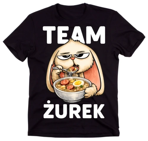 Śmieszna koszulka na Wielkanoc - TEAM ŻUREK