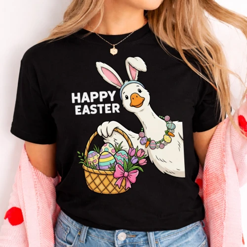 Damska koszulka na Wielkanoc happy Easter - wesołych891