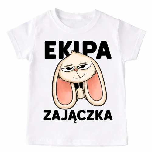 Koszulka EKIPA ZAJĄCZJĄ - na wielkanoc .webp