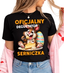 Koszulka damska świąteczna - OFICJALNY DEGUSTATOR SERNICZNA 