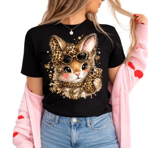 Damska koszulka z zajączkiem - wzór zajączek10