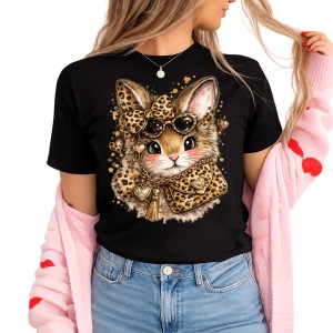 Damska koszulka z zajączkiem - wzór zajączek11