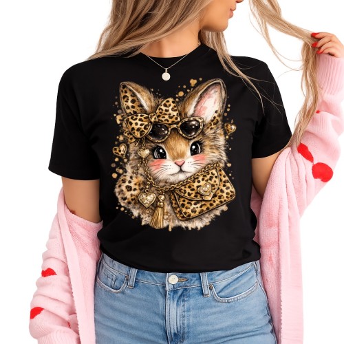 Damska koszulka z zajączkiem - wzór zajączek11.jpg