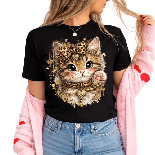 Damska koszulka z kotkiem W PANTERKĘ.jpg