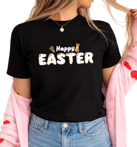 Damska koszulka na Wielkanoc HAPPY EASTER