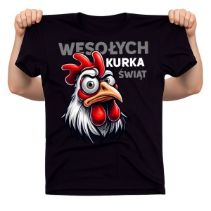 Śmieszna koszulka na Wielkanoc - WESOŁYCH KURKA ŚWIĄT