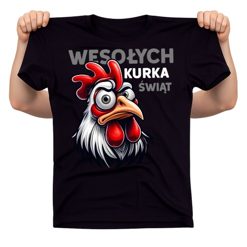 Śmieszna koszulka na Wielkanoc - WESOŁYCH KURKA ŚWIĄT