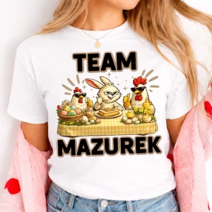 Koszulka na Wielkanoc -team mazurek