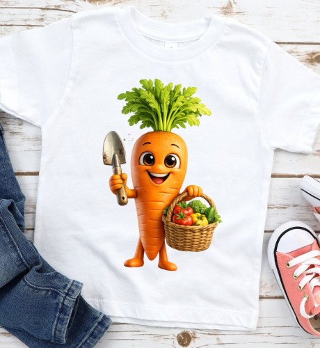 Koszulka w marchewki na Dzień MARCHEWKI DO PRZEDSZKOLA wzór marchewki4
