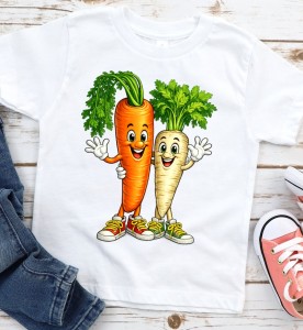 Koszulka w marchewki na Dzień MARCHEWKI DO PRZEDSZKOLA  wzór marchewki8