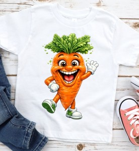 Koszulka w marchewki na Dzień MARCHEWKI DO PRZEDSZKOLA  wzór marchewki13