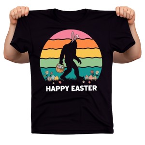 Koszulka na WIELKANOC HAPPY EASTER - wielka stopa HAPPY EASTER 