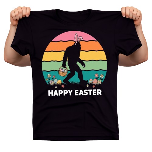 Koszulka na WIELKANOC HAPPY EASTER - wielka stopa HAPPY EASTER