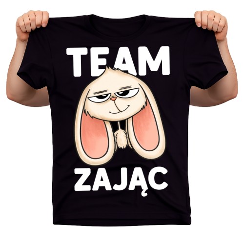 Śmieszna koszulka na Wielkanoc - TEAM ZAJĄC