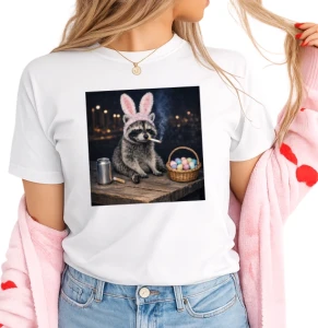 Damska koszulka na wielkanoc -SZOP WIELKANOCNY