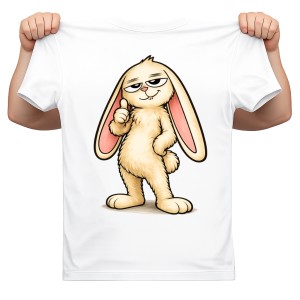 Koszulka z zającem na Wielkanoc - ZAJĄC89