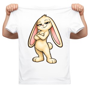 Damska koszulka z zajączkiem na Wielkanoc - zajączek94