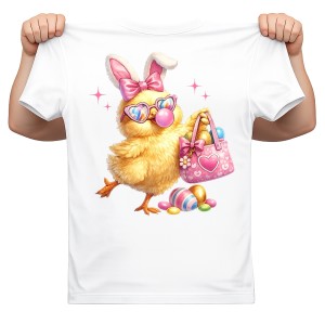 Damska koszulka z kurką na Wielkanoc - kurka12 