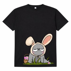 Śmieszna koszulka z kotem wielkanocnym na Wielkanoc  