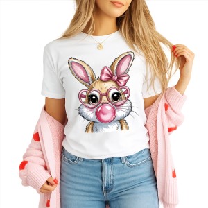Śmieszna koszulka z zajączkiem na Wielkanoc