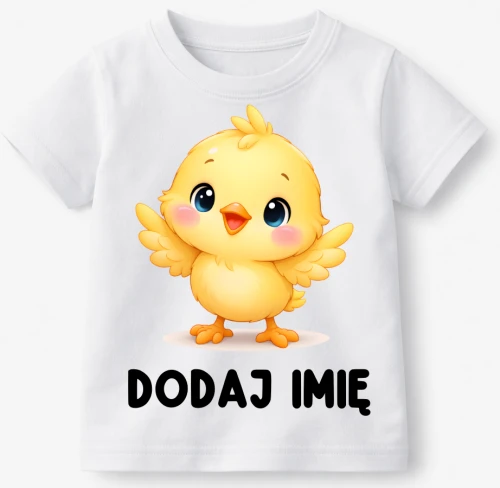 Koszulka dla DZIECKA NA WIELKANOC Z KURCZACZKIEM.webp