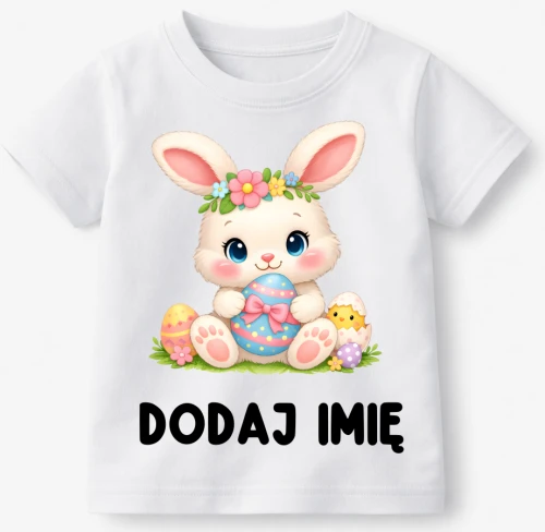 Koszulka dla DZIECKA NA WIELKANOC Z ZAJĄCZKIEM.webp