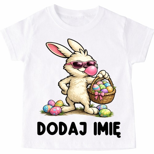 Koszulka na Wielkanoc z zajączkiem i imieniem .jpg