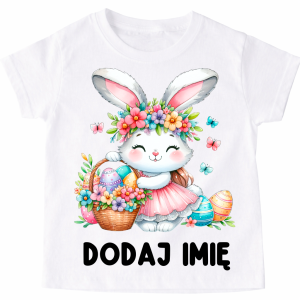 Personalizowana koszulka z zajączkiem na Wielkanoc - zajączek698