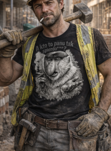 Fajna koszulka dla  budowlańca/remontowca - a kto to Panu tak....