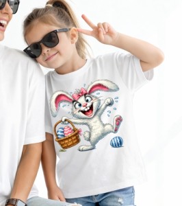 Koszulka dla dziecka z zajączkiem - ZAJĄCZEK887