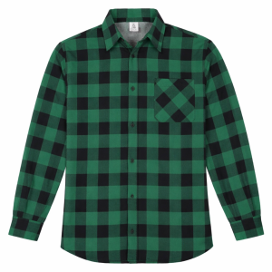 Zielona Koszula flanelowa w kratę