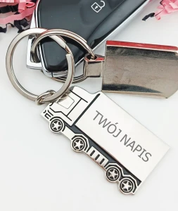 Brelok dla kierowcy tira/ciężarówki z dedykacją - własnym napisem 