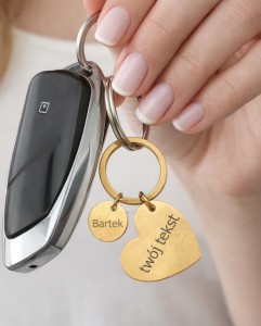 Personalizowany brelok z dedykacją/imieniem - DOWOLNA PERSONALIZACJA 