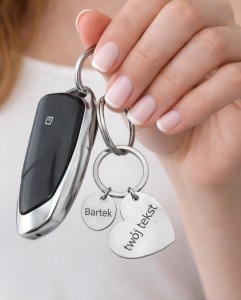 Personalizowany brelok z dedykacją/imieniem - DOWOLNA PERSONALIZACJA